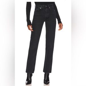 AGOLDE Lana Mid Rise Straight in Conduct | 28 | Like New